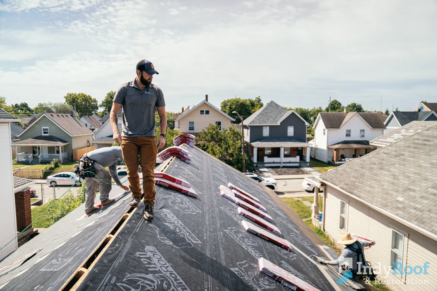 Roofing by New Augusta Roofing near North Crows Nest, IN